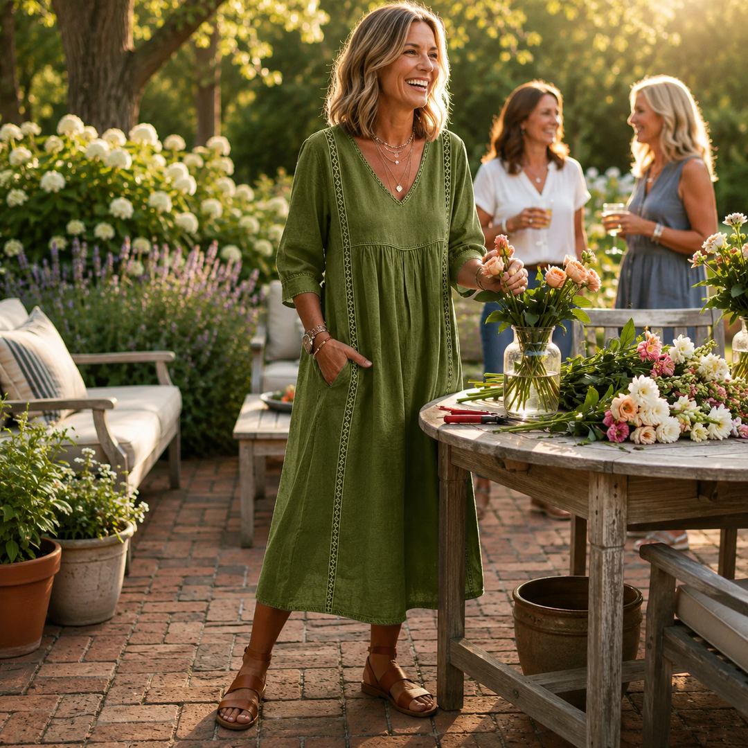 Carmen | Elegant Midi Dress