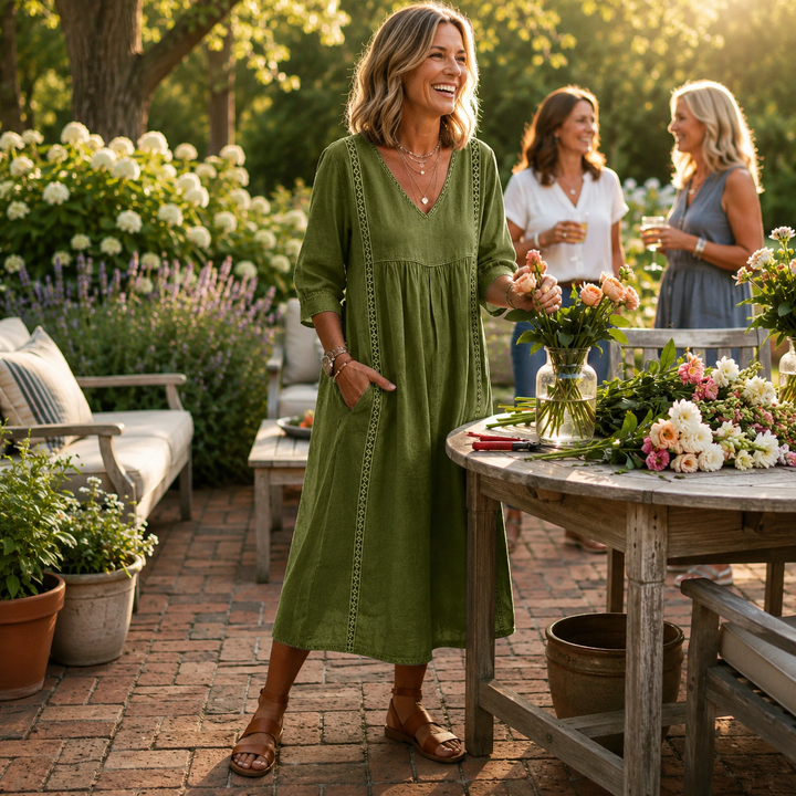Carmen | Elegant Midi Dress