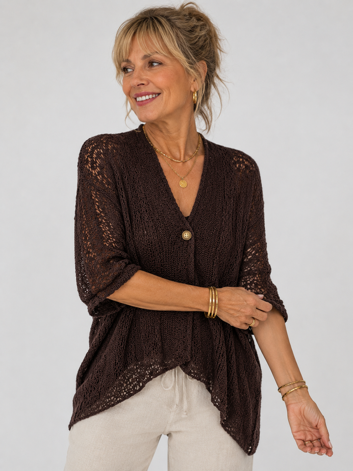 Calista | Elegant Knitted Shirt