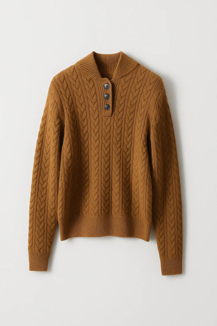 YSELLA | CABLE-KNIT CARDIGAN