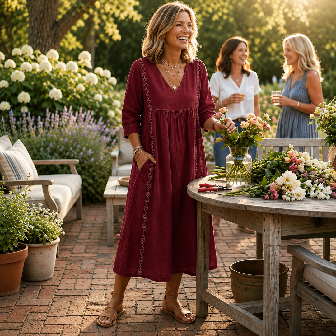 Carmen | Elegant Midi Dress